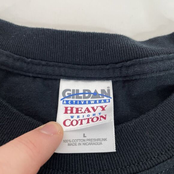 Vintage Sturgis Rally Graphic T Shirt, Large, Black, 65th Annual, Gildan - Picture 4 of 6